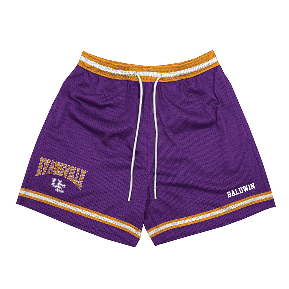 Evansville - NCAA Men's Track & Field : Beau Baldwin - Shorts-0