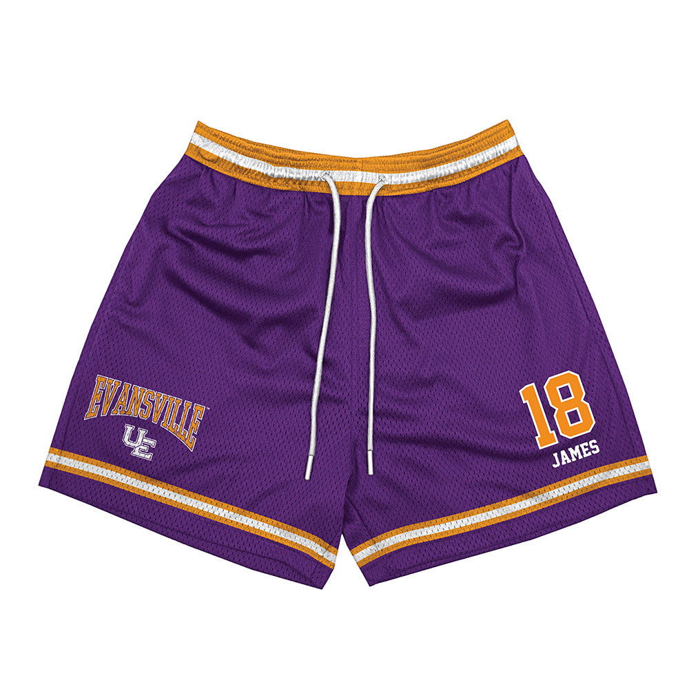 Evansville - NCAA Baseball : RJ James - Shorts-0