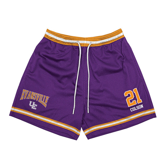 Evansville - NCAA Women's Soccer : Liv Colson - Shorts-0