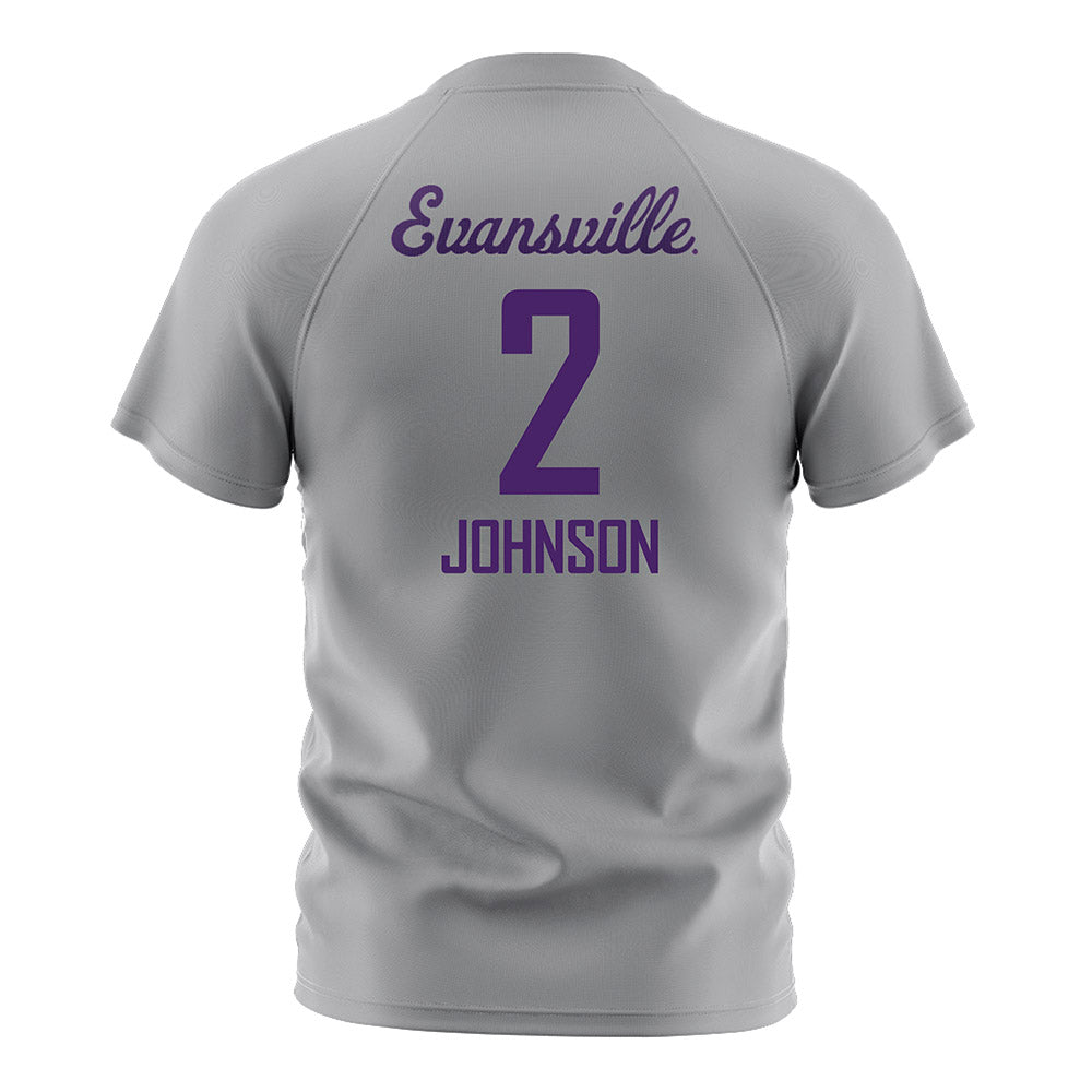 Evansville - NCAA Women's Soccer : Taylor Johnson - Soccer Jersey-1