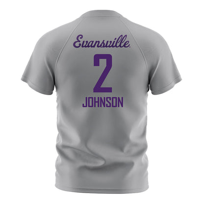 Evansville - NCAA Women's Soccer : Taylor Johnson - Soccer Jersey-1