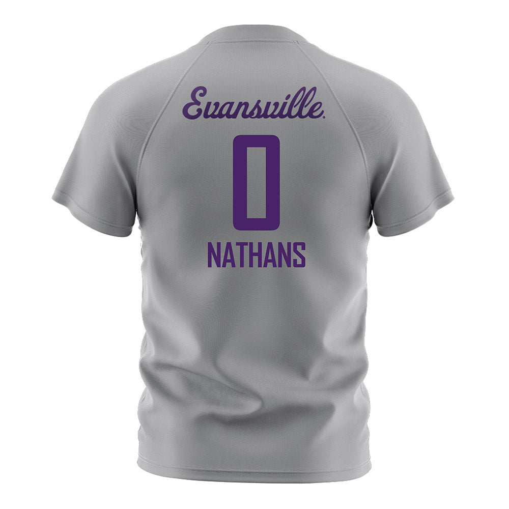 Evansville - NCAA Women's Soccer : Emma Nathans - Soccer Jersey-1