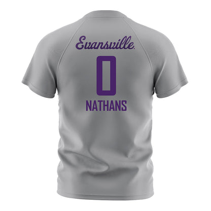 Evansville - NCAA Women's Soccer : Emma Nathans - Soccer Jersey-1