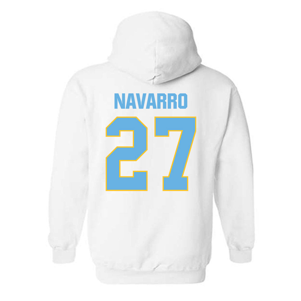 LIU - NCAA Baseball : Jc Navarro - Classic Shersey Hooded Sweatshirt-1