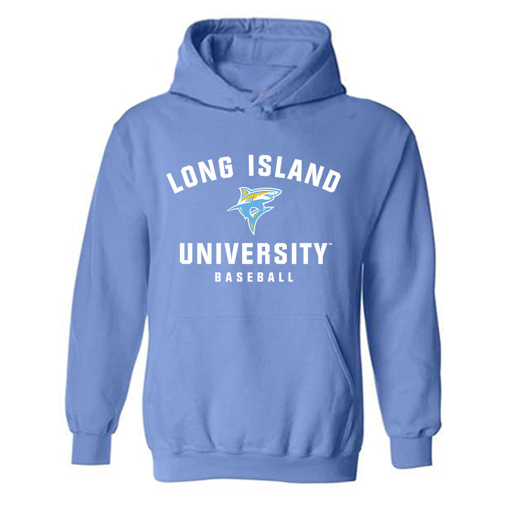 LIU - NCAA Baseball : Jc Navarro - Classic Shersey Hooded Sweatshirt-0