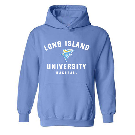 LIU - NCAA Baseball : Jc Navarro - Classic Shersey Hooded Sweatshirt-0