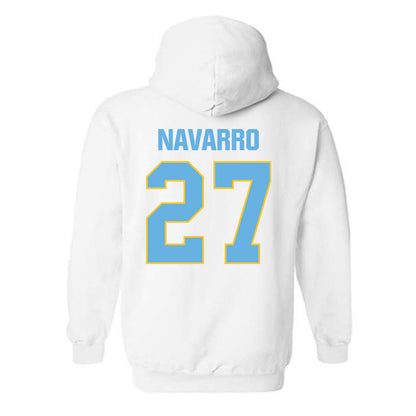 LIU - NCAA Baseball : Jc Navarro - Classic Shersey Hooded Sweatshirt-1