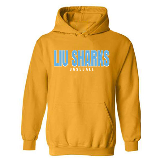 LIU - NCAA Baseball : Jc Navarro - Classic Shersey Hooded Sweatshirt-0