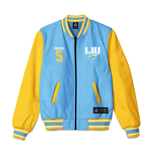 LIU - NCAA Men's Water Polo : Jack French - Bomber Jacket-0