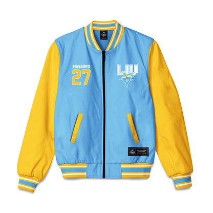 LIU - NCAA Baseball : Jc Navarro - Bomber Jacket-0