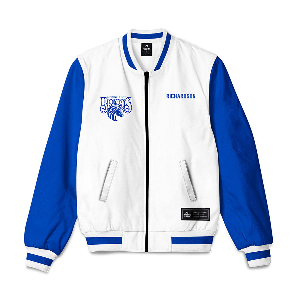 Fayetteville State - Dance Team : Angel Richardson - Bomber Jacket-0