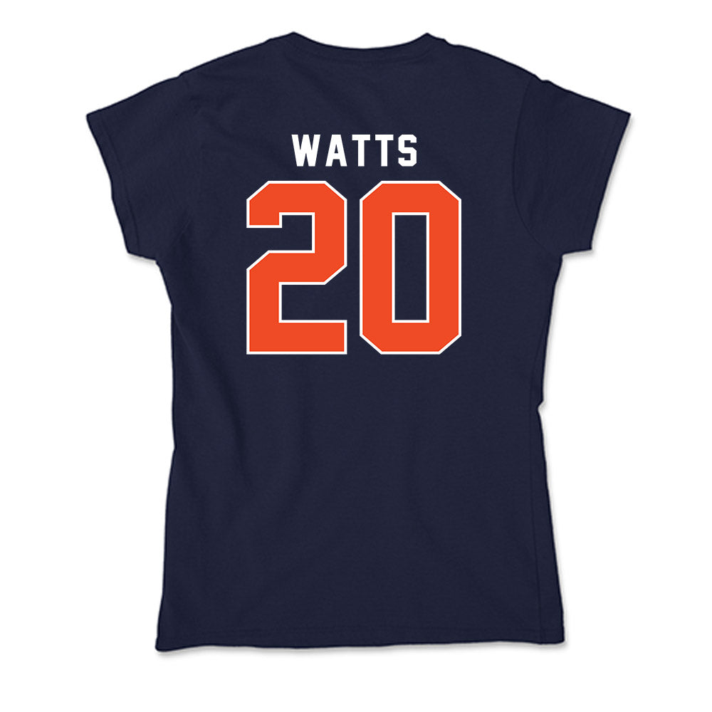 Auburn - NCAA Baseball : Dylan Watts - Soft Style Women’s T-Shirt-1