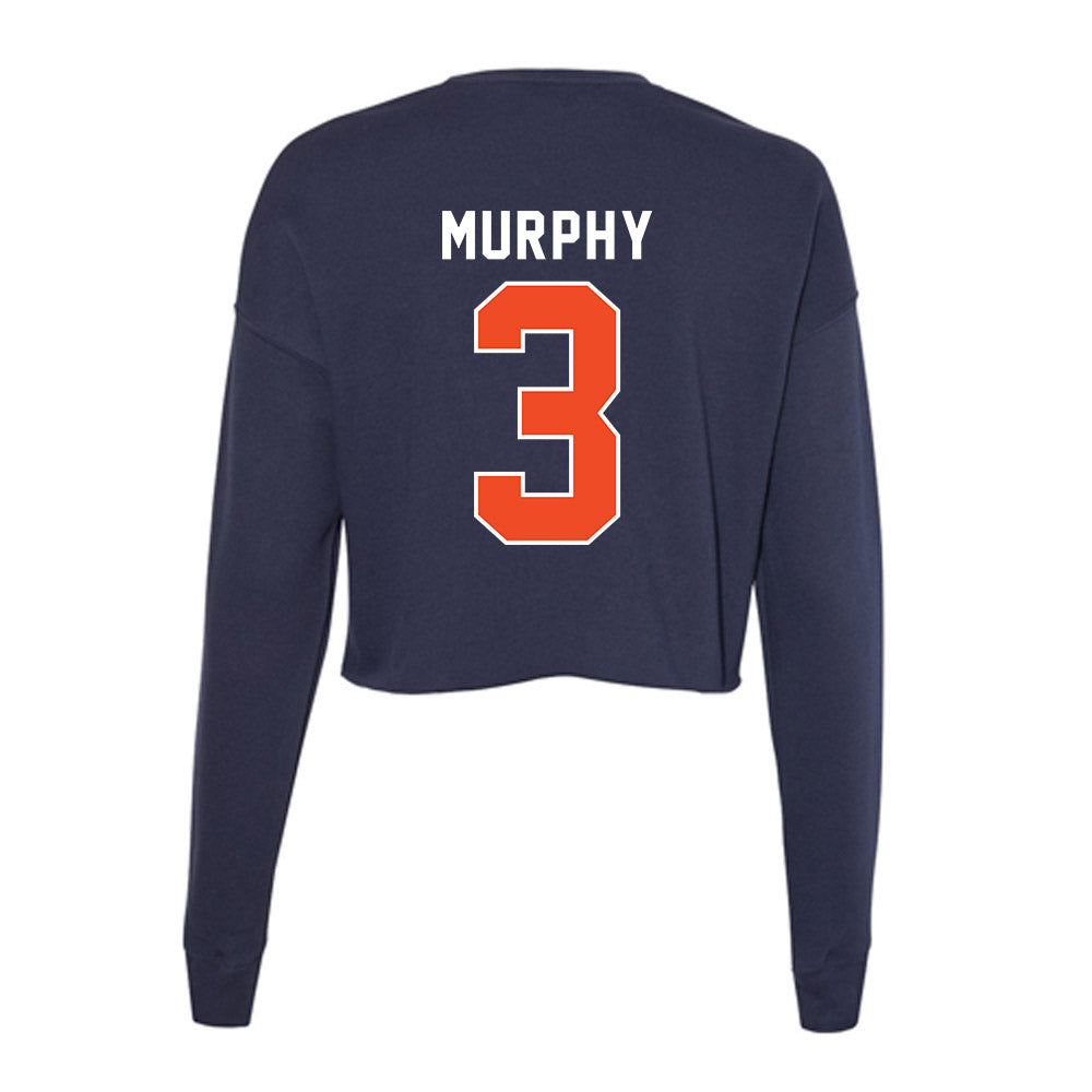 Auburn - NCAA Men's Basketball : KeShawn Murphy - Women's Cropped Crew Fleece-1