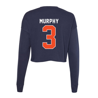 Auburn - NCAA Men's Basketball : KeShawn Murphy - Women's Cropped Crew Fleece-1