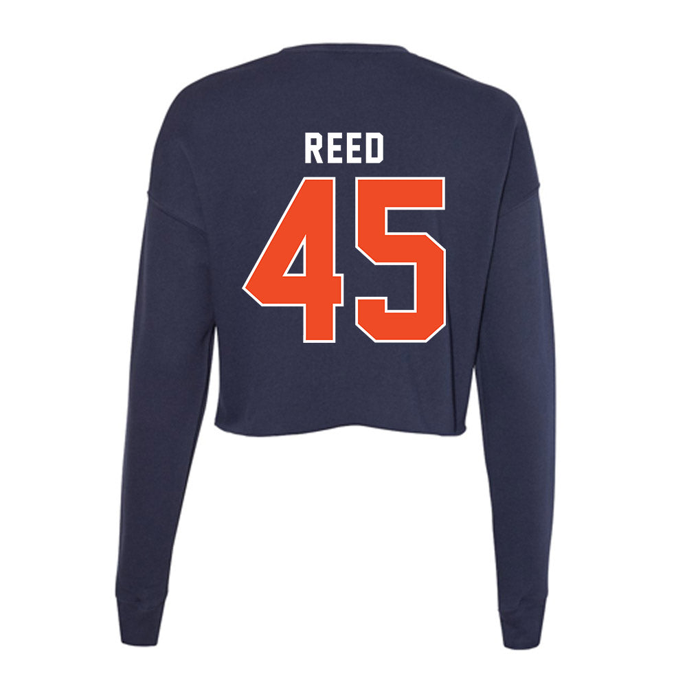 Auburn - NCAA Football : Darron Reed - Women's Cropped Crew Fleece-1