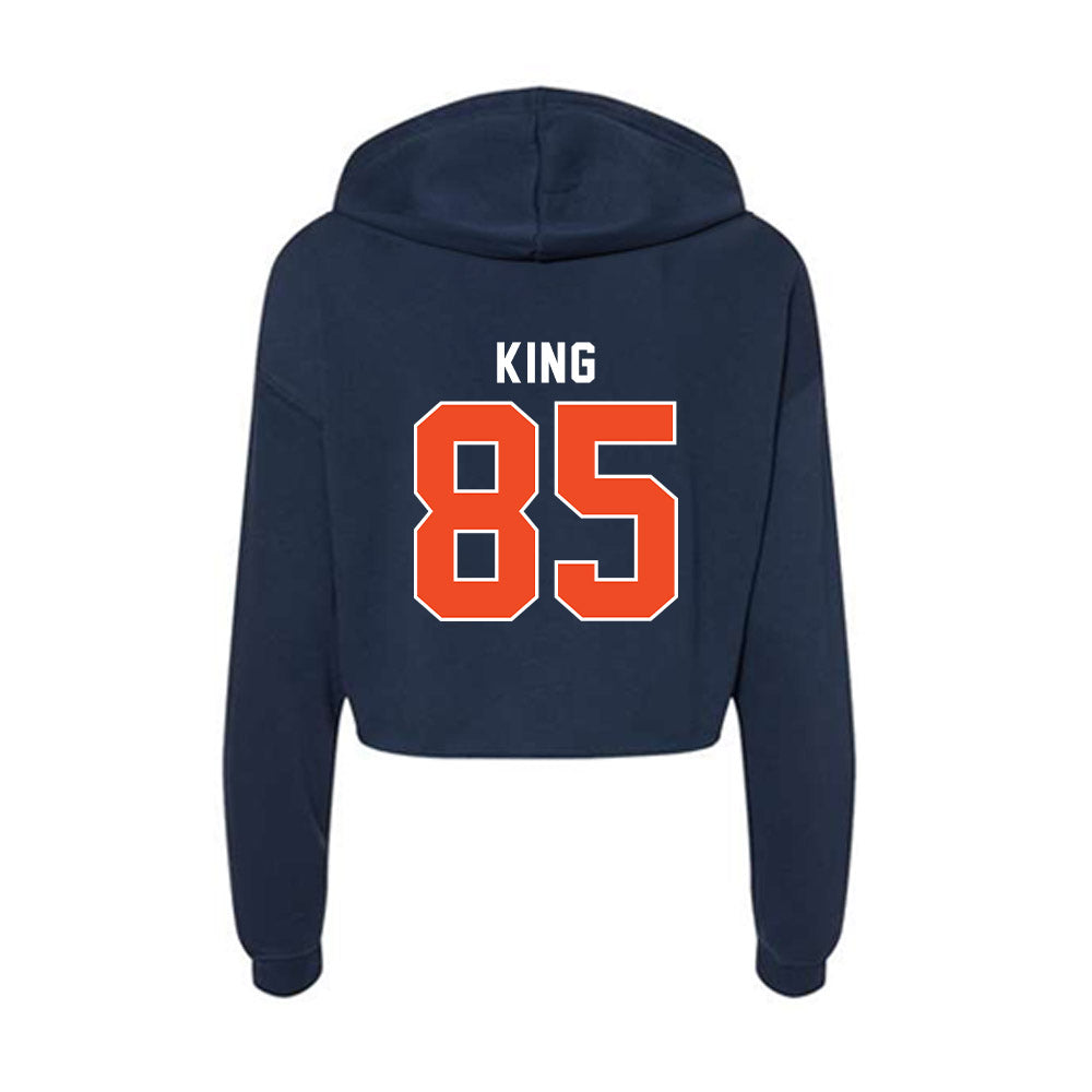 Auburn - NCAA Football : Cam'Ron King - Women's Crop Fleece Hoodie-1