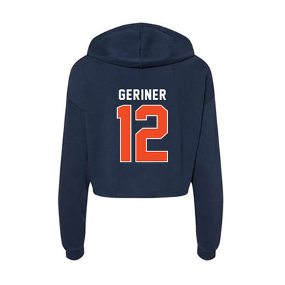 Auburn - NCAA Football : Holden Geriner - Women's Crop Fleece Hoodie-1