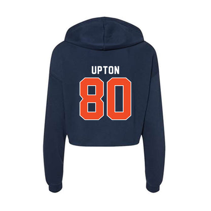 Auburn - NCAA Football : Will Upton - Women's Crop Fleece Hoodie-1