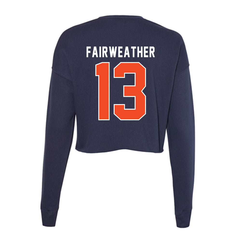 Auburn - NCAA Football : Rivaldo Fairweather - Women's Cropped Crew Fleece-1