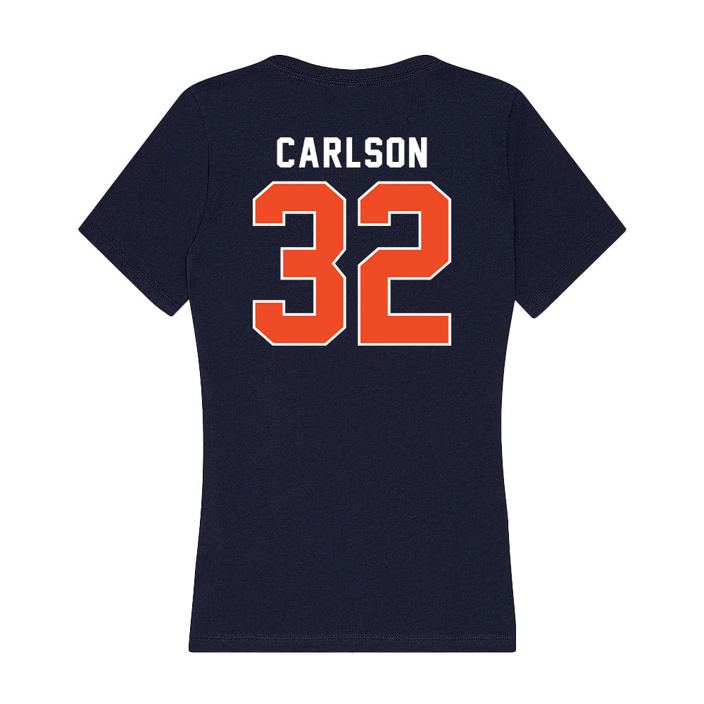 Auburn - NCAA Football : Cade Carlson - Women's V-Neck T-Shirt-1