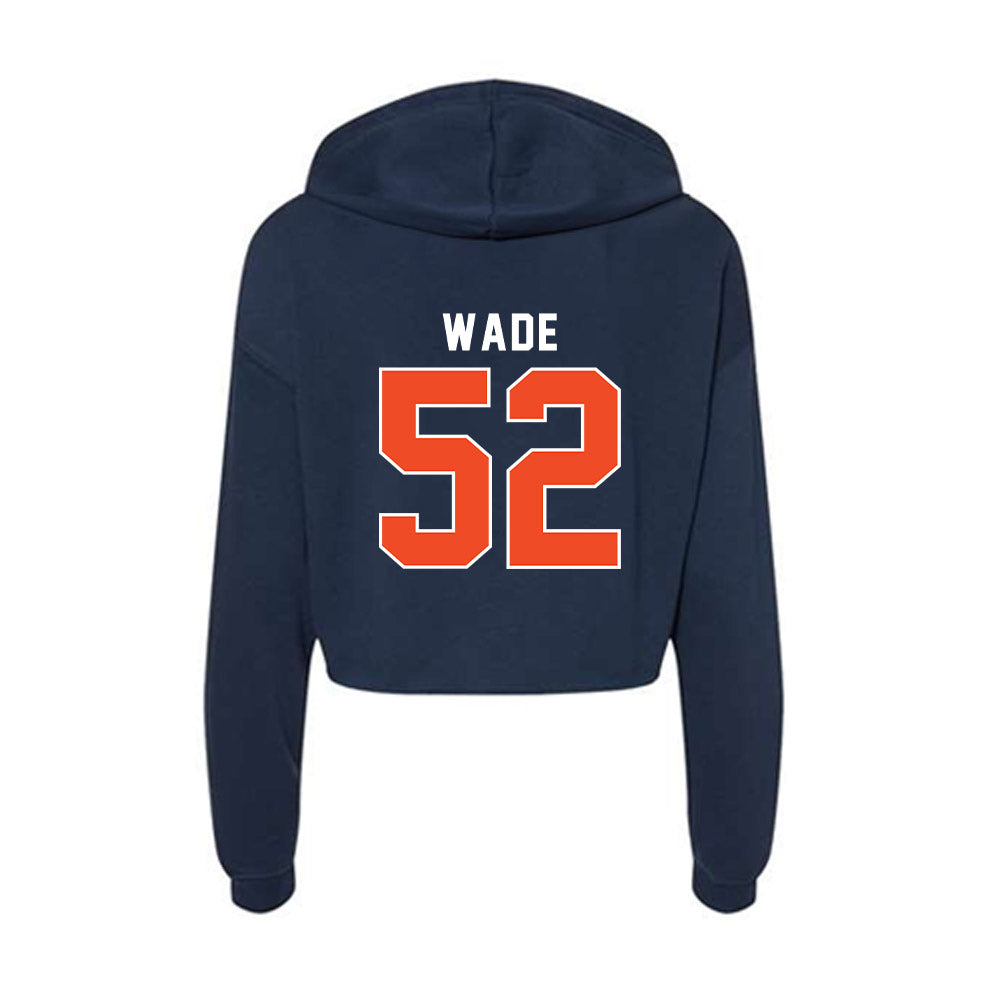 Auburn - NCAA Football : Dillon Wade - Women's Crop Fleece Hoodie-1