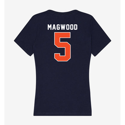 Auburn - NCAA Men's Basketball : Kaden Magwood - Women's V-Neck T-Shirt-1