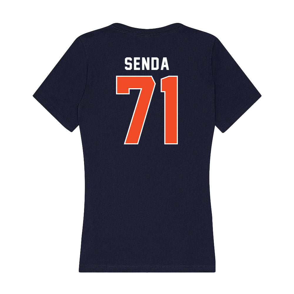 Auburn - NCAA Football : Dylan Senda - Women's V-Neck T-Shirt-1