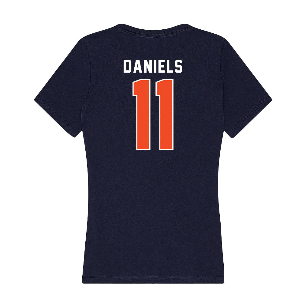 Auburn - NCAA Women's Basketball : Syriah Daniels - Women's V-Neck T-Shirt-1