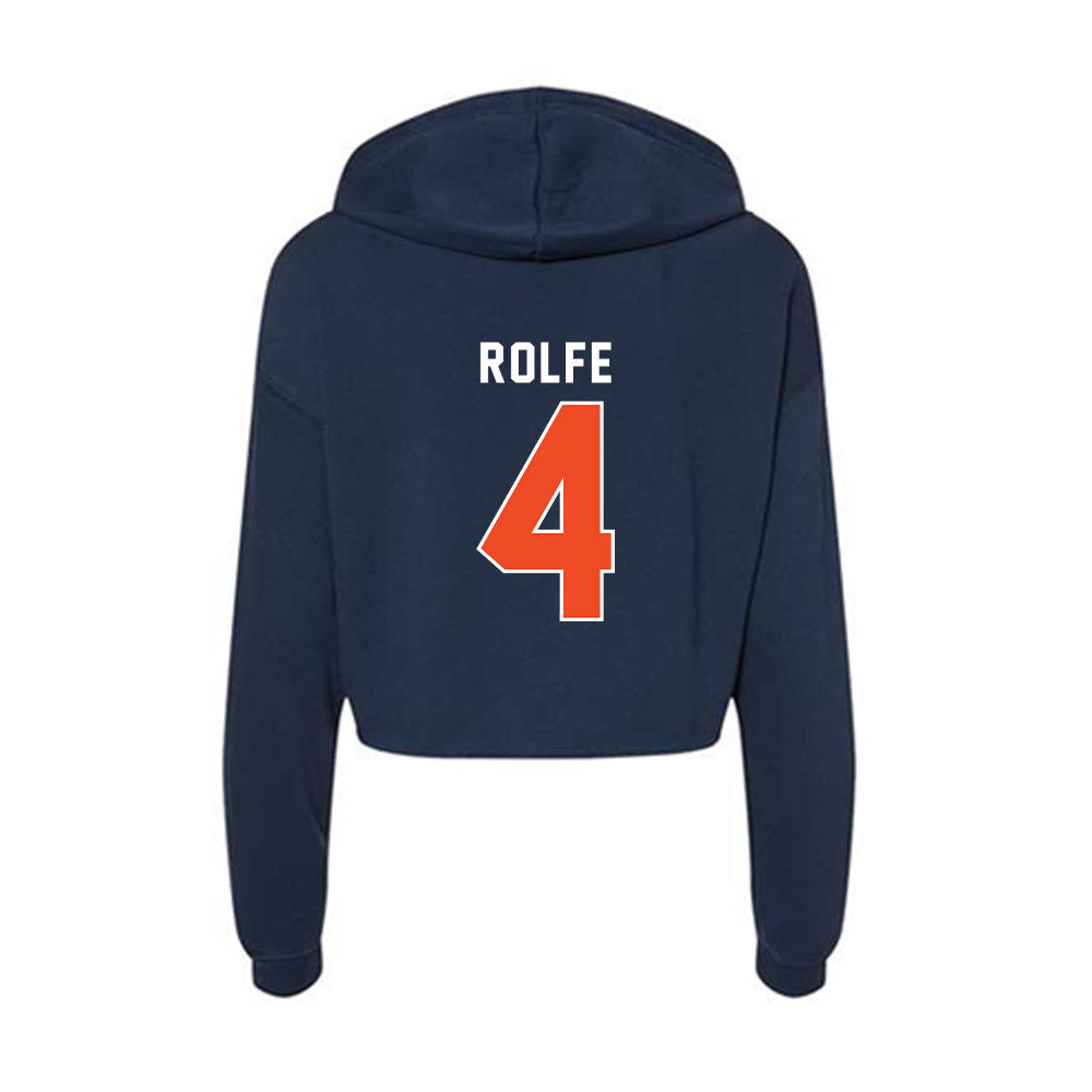 Auburn - NCAA Softball : Emmah Rolfe - Women's Crop Fleece Hoodie-1