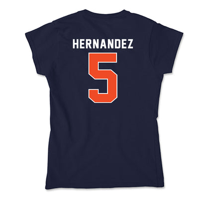 Auburn - NCAA Baseball : Javon Hernandez - Soft Style Women’s T-Shirt-1