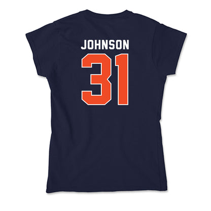 Auburn - NCAA Men's Basketball : Chaney Johnson - Soft Style Women’s T-Shirt-1