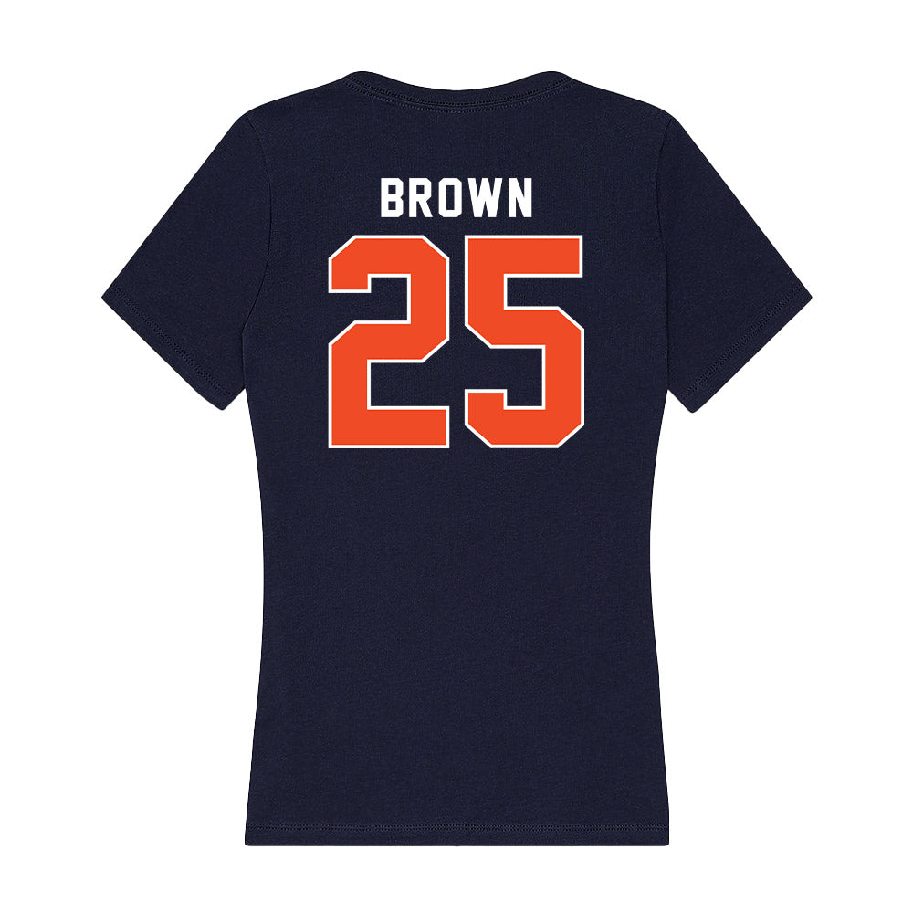 Auburn - NCAA Women's Soccer : Gracie Brown - Women's V-Neck T-Shirt-1