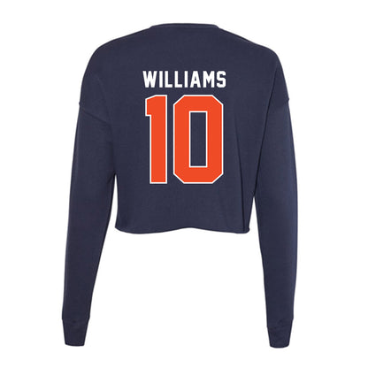 Auburn - NCAA Football : Amaris Williams - Women's Cropped Crew Fleece-1