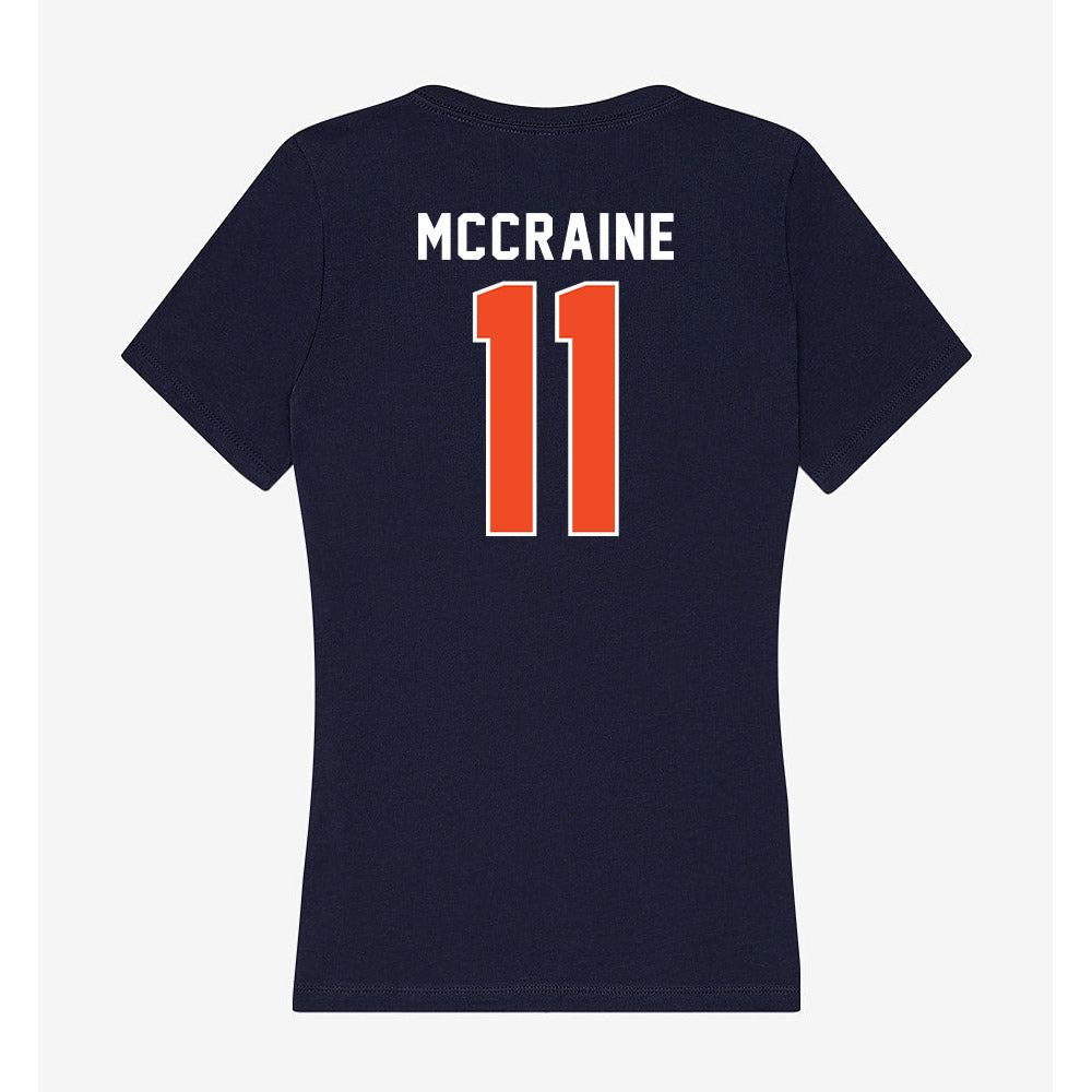 Auburn - NCAA Baseball : Brandon McCraine - Women's V-Neck T-Shirt-1