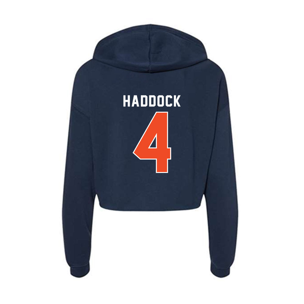 Auburn - NCAA Women's Soccer : Anna Haddock - Women's Crop Fleece Hoodie-1