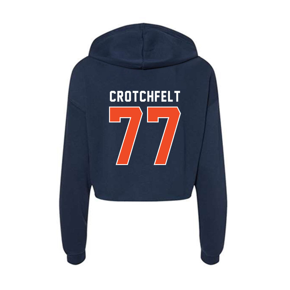 Auburn - NCAA Baseball : Zach Crotchfelt - Women's Crop Fleece Hoodie-1