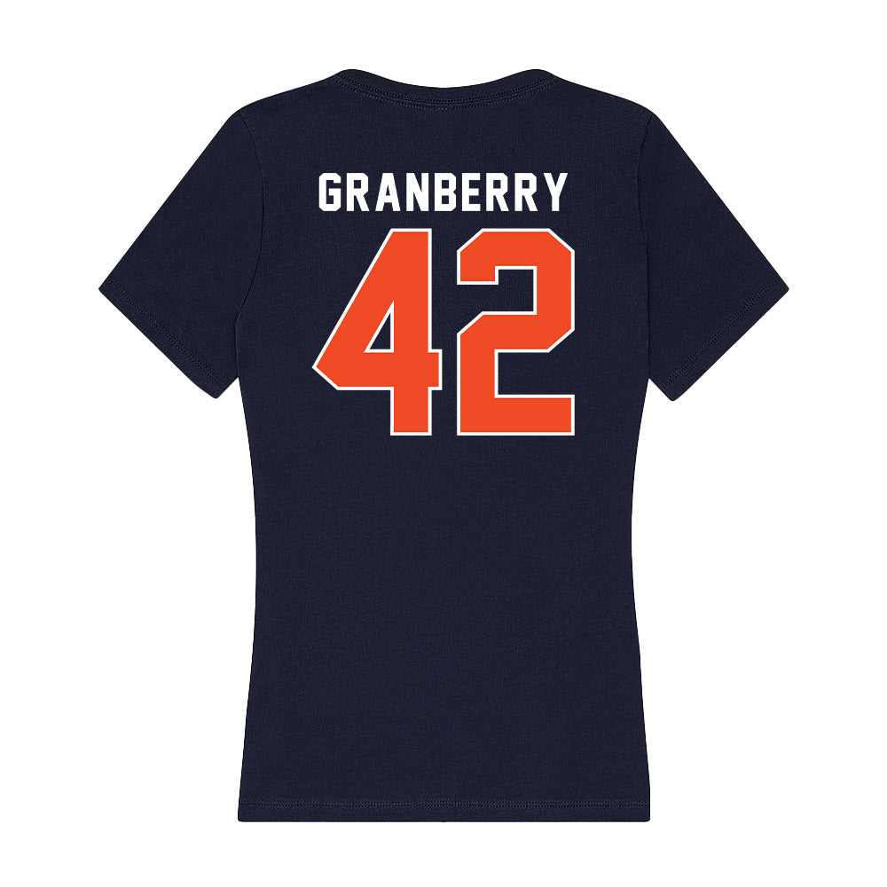 Auburn - NCAA Football : Coleman Granberry - Women's V-Neck T-Shirt-1