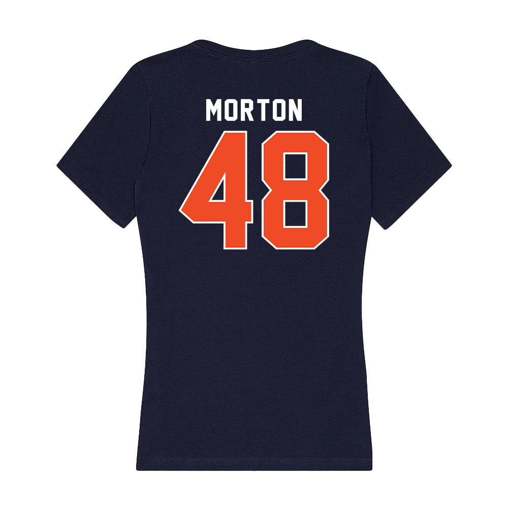 Auburn - NCAA Football : Eli Morton - Women's V-Neck T-Shirt-1