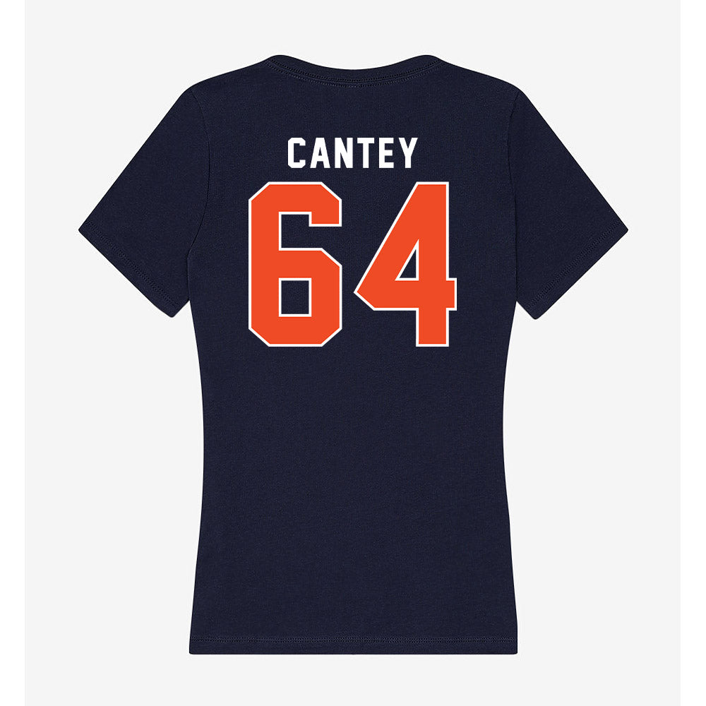 Auburn - NCAA Football : Benton Cantey - Women's V-Neck T-Shirt-1