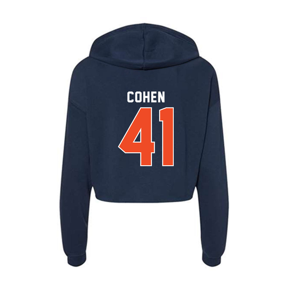 Auburn - NCAA Football : Josh Cohen - Women's Crop Fleece Hoodie-1