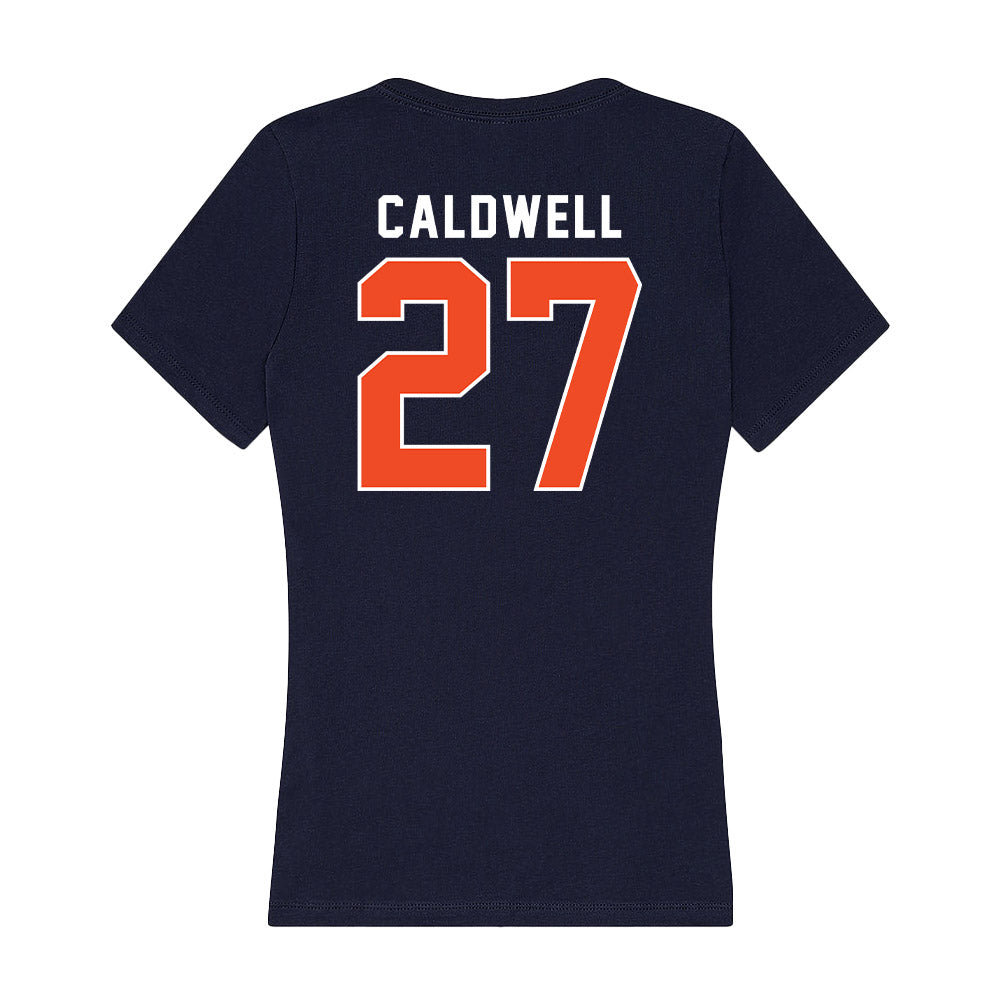 Auburn - NCAA Women's Soccer : Ava Caldwell - Women's V-Neck T-Shirt-1