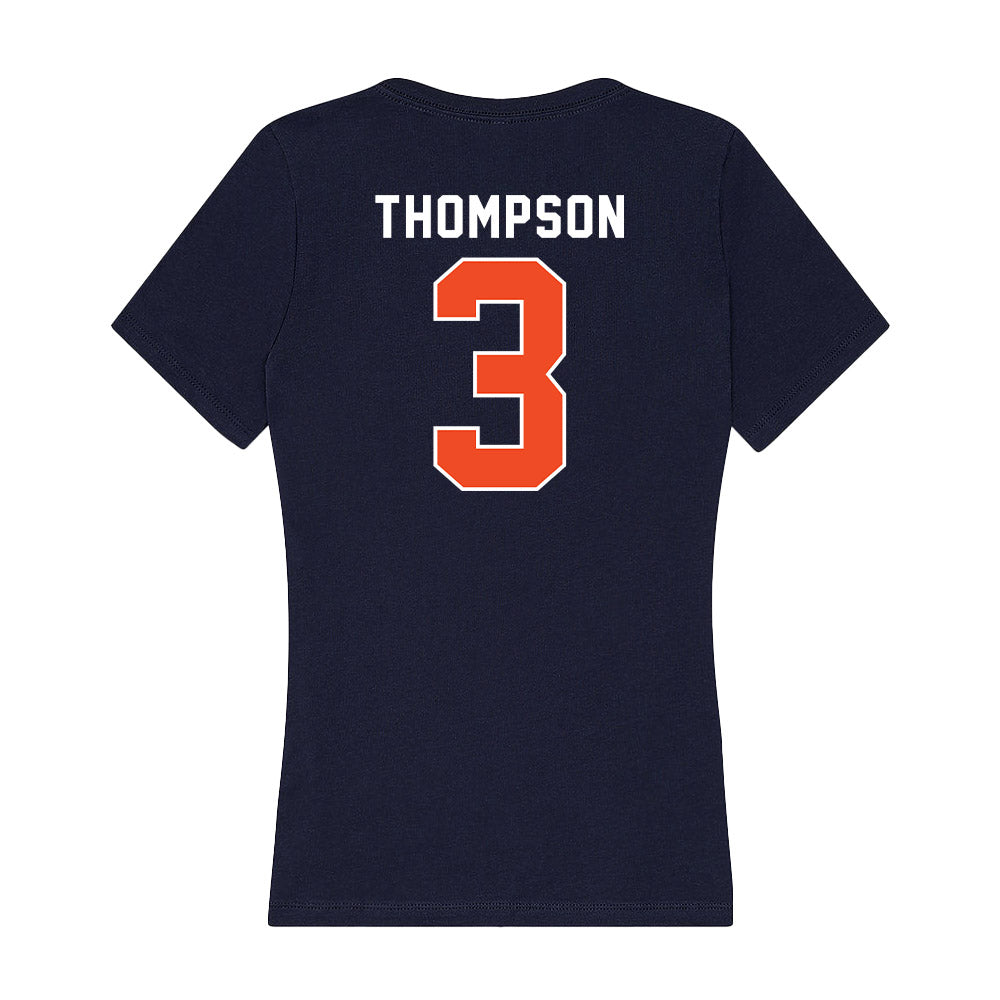 Auburn - NCAA Football : Perry Thompson - Women's V-Neck T-Shirt-1