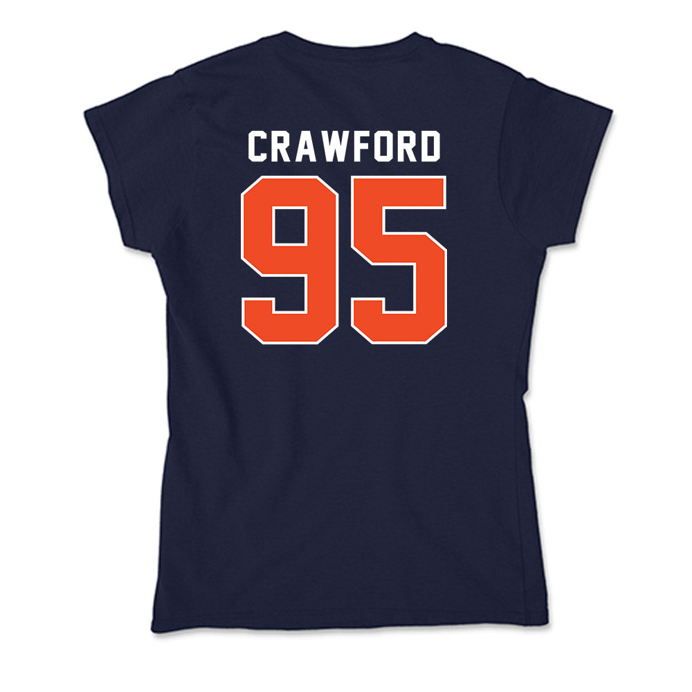 Auburn - NCAA Football : Jourdin Crawford - Soft Style Women’s T-Shirt-1