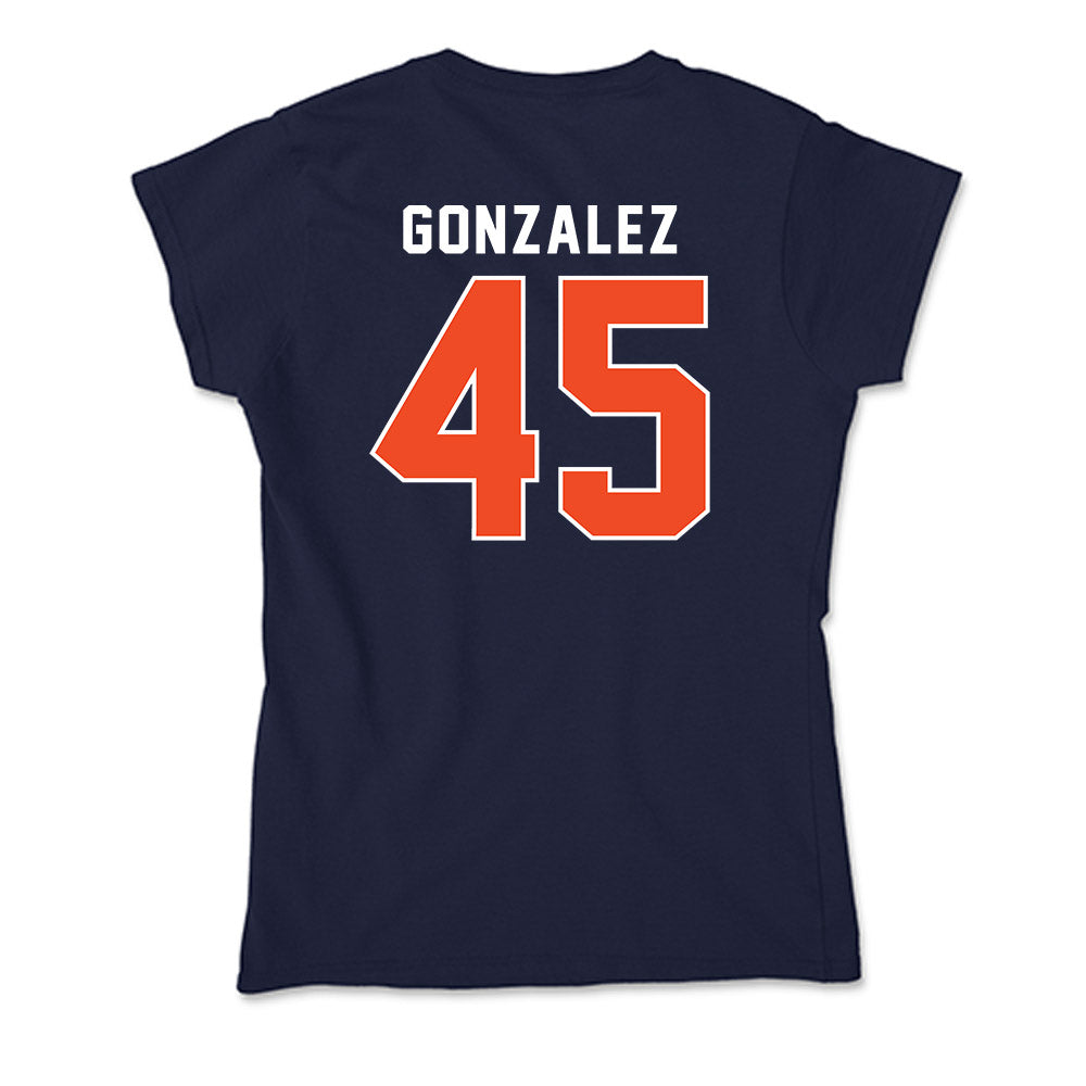 Auburn - NCAA Baseball : Joseph Gonzalez - Soft Style Women’s T-Shirt-1