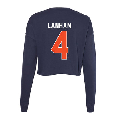 Auburn - NCAA Women's Volleyball : Fallan Lanham - Women's Cropped Crew Fleece-1