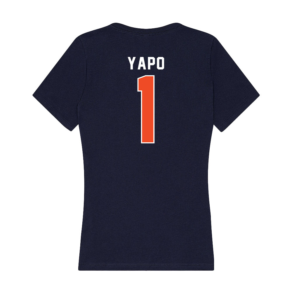 Auburn - NCAA Women's Soccer : Ayana Yapo - Women's V-Neck T-Shirt-1