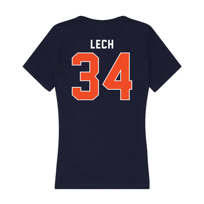 Auburn - NCAA Softball : Amelia Lech - Women's V-Neck T-Shirt-1