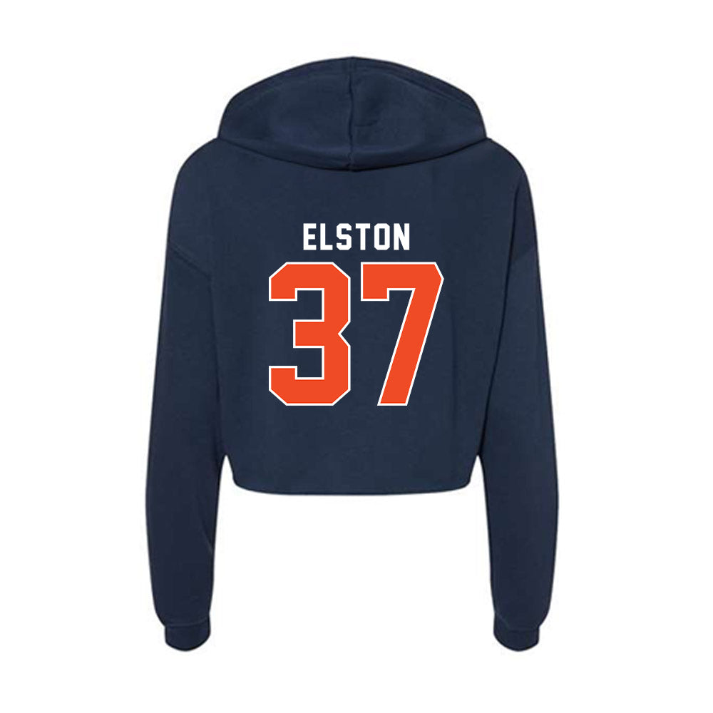 Auburn - NCAA Football : Rod Elston - Women's Crop Fleece Hoodie-1