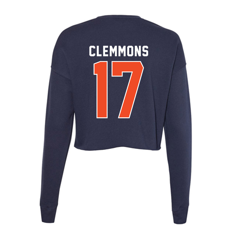 Auburn - NCAA Softball : Chalea Clemmons - Women's Cropped Crew Fleece-1