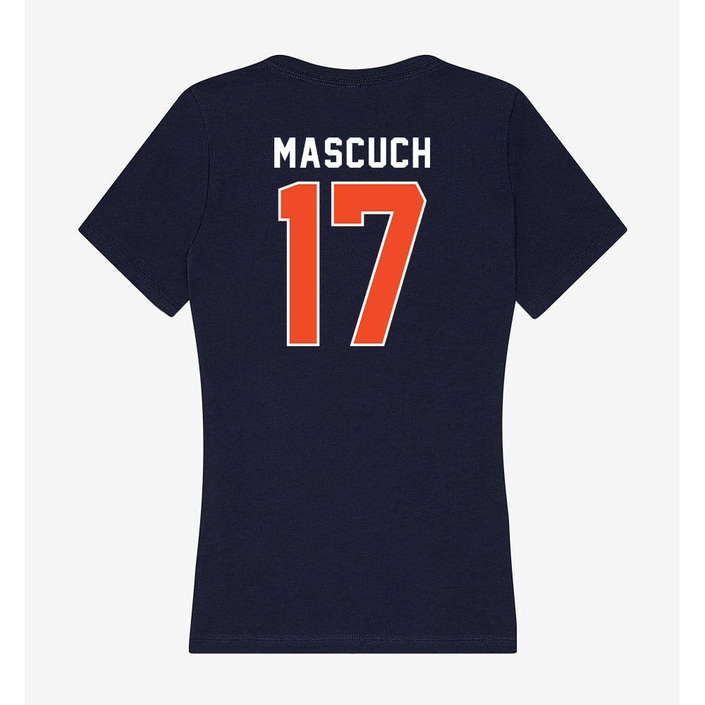 Auburn - NCAA Equestrian : Madison Mascuch - Women's V-Neck T-Shirt-1